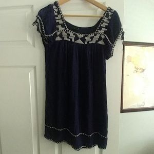 Embroidered Peasant dress